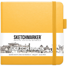 Скетчбук "Sketchmarker", 12x12 см