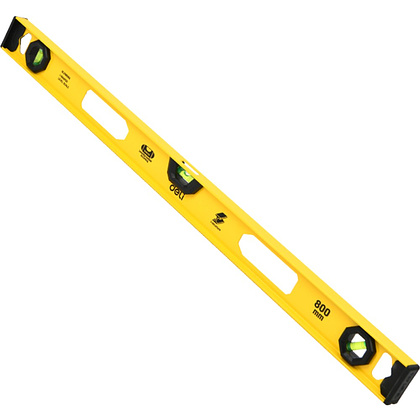 Уровень строительный Deli YS EDL29800G, 800 мм, рельсовый