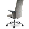 Кресло для руководителя "SOKOA K01", ткань, алюминий, светло-бежевый  - 2