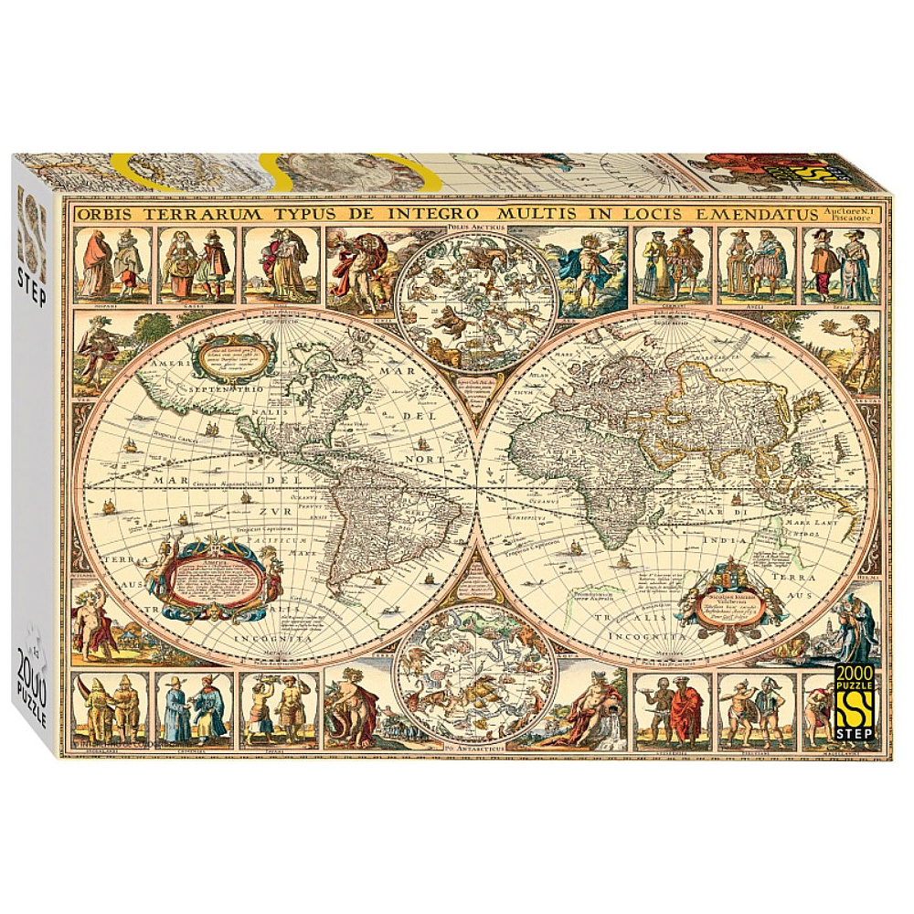 Пазл "Историческая карта мира"