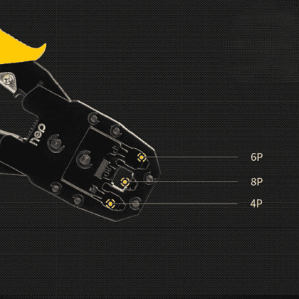 Пресс-клещи Deli YS EDL2468, 4P, 6P, 8P - 5