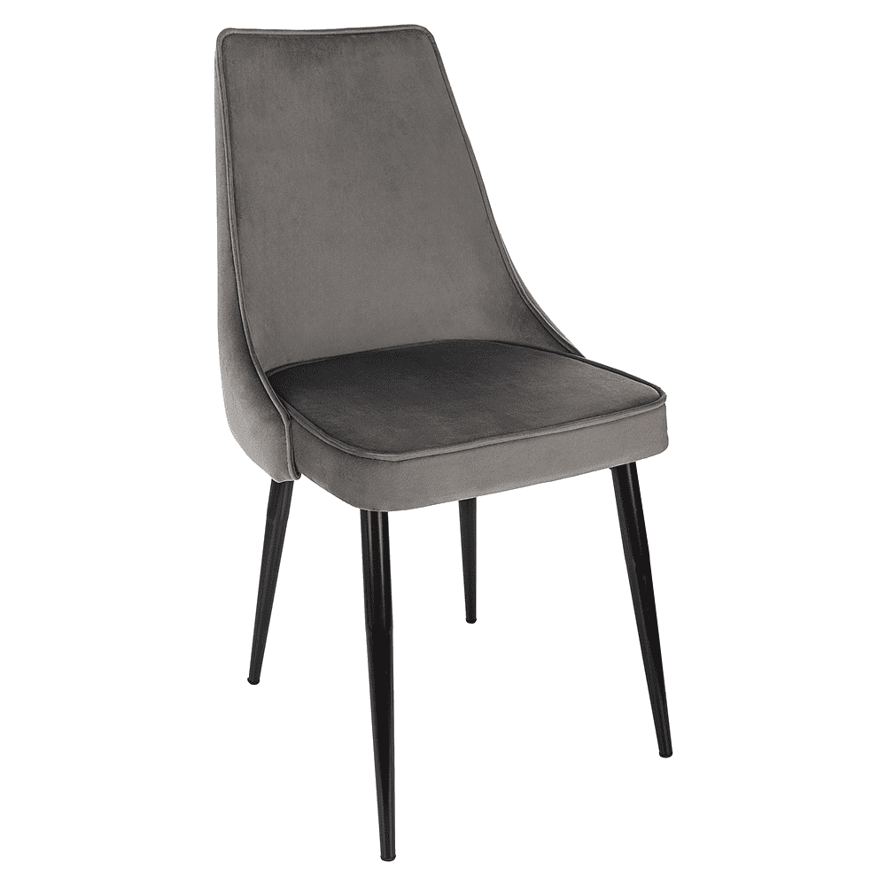 Стул Бюрократ "CH-K4_2", ткань, темно-серый, металл,  комплект 2 штуки - 2