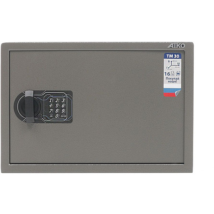 Офисный сейф "Aiko ТМ 30 EL", 300x440x355мм - 3