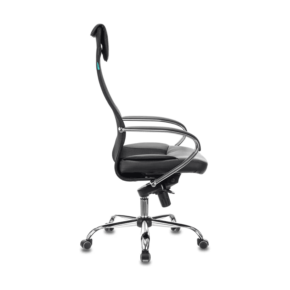 Кресло для руководителя Бюрократ "CH-609SL", экокожа, сетка, металл, черный - 2