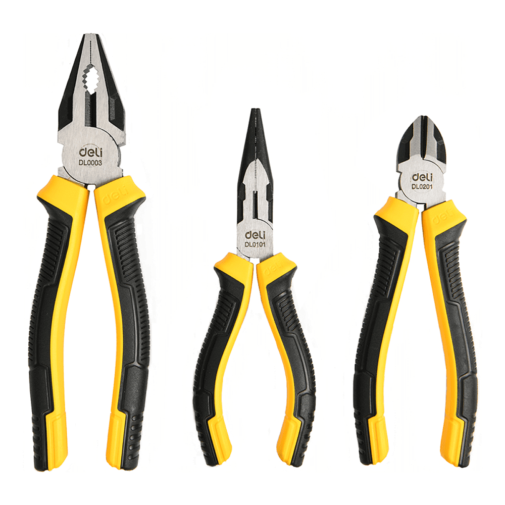 Набор губцевого инструмента Deli YS EDL0003-3, 3 шт.