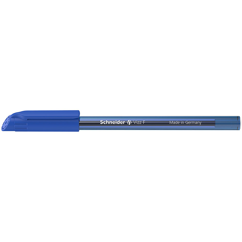 Ручка шариковая "Schneider Vizz F", 0.8мм, синий, стерж. синий - 3