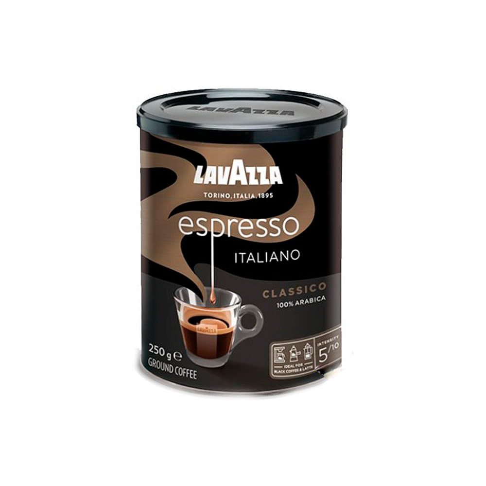 Кофе "Lavazza" Espresso, молотый, 250 г, жестяная банка