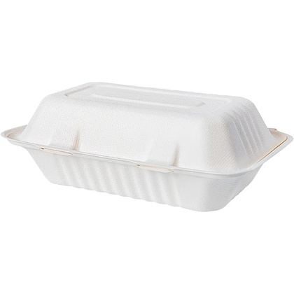 Ланч-бокс 230x158x79 мм, 1 секция, 100 шт/упак, сахарный тростник