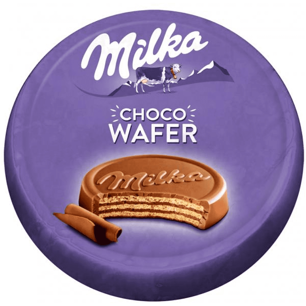 Вафли "Milka. Choco Wafer" с какао, покрытые молочным шоколадом, 30 г