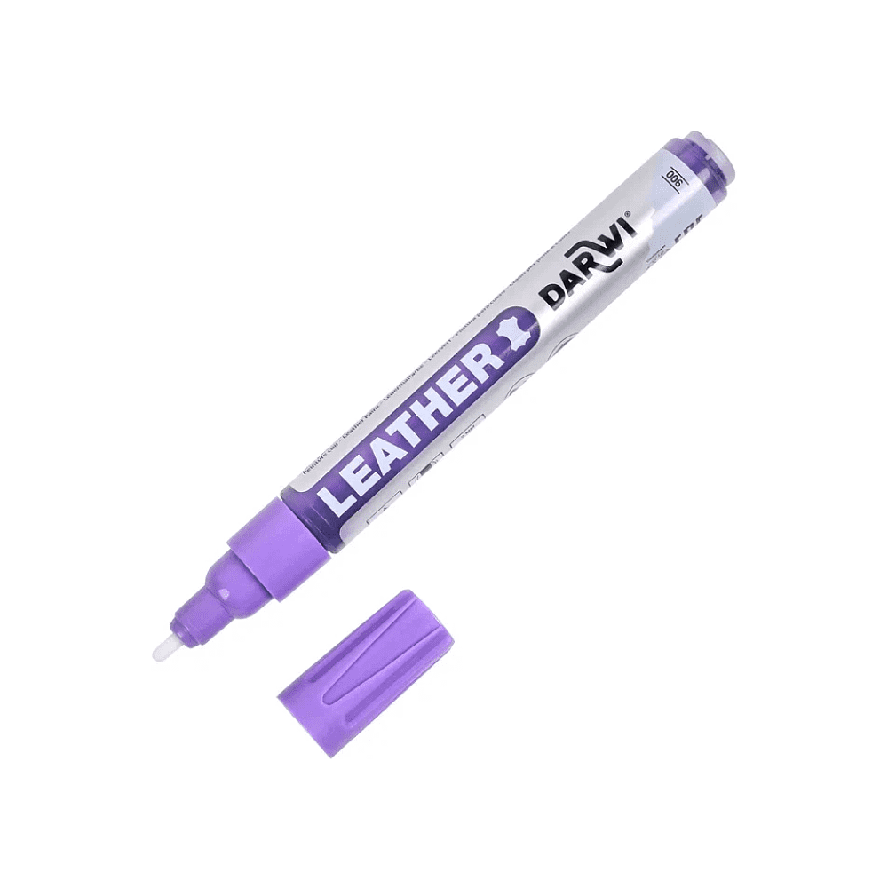 Маркер акриловый для кожи "Darwi" , 2 мм, фиолетовый - 2