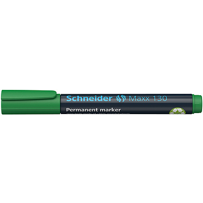 Маркер перманентный "Schneider Maxx 130", зеленый - 3