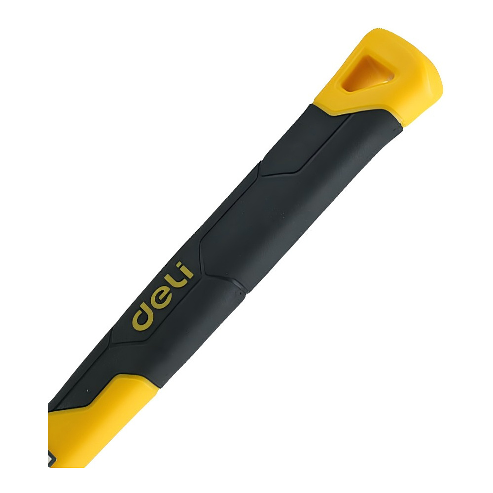 Киянка Deli YS EDL5808, резиновая, фибергласовая рукоятка, черная, белая - 4