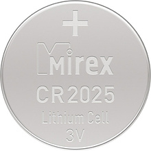 Батарейки литиевые дисковые Mirex "3 V CR2025", 4 шт