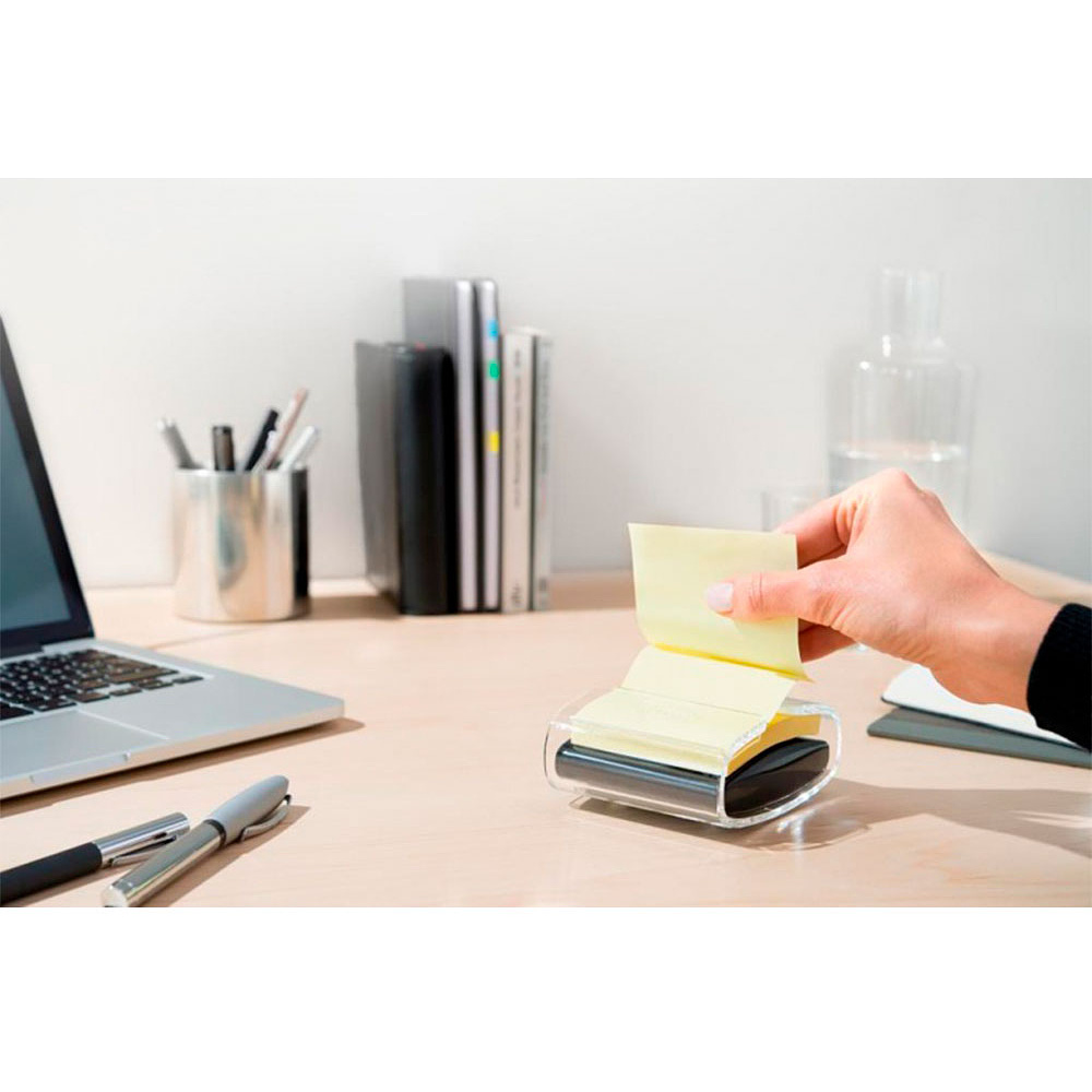 Бумага для заметок на клейкой основе "Post-it Z-Notes R330", 76x76 мм, 100 листов, желтый - 2