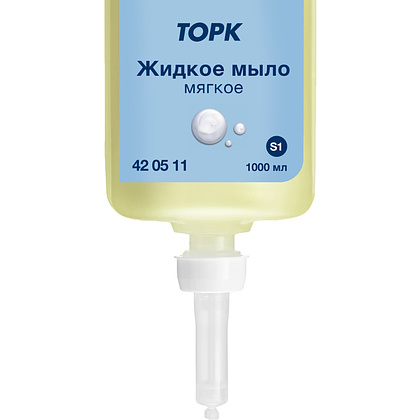 Мыло жидкое TORK Комфорт S1, 1 л, мягкое (420511) - 4