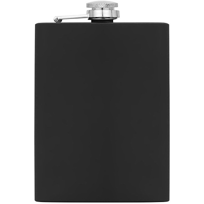 Фляжка "Remarque", металл, 240 мл, черный, серебристый - 2