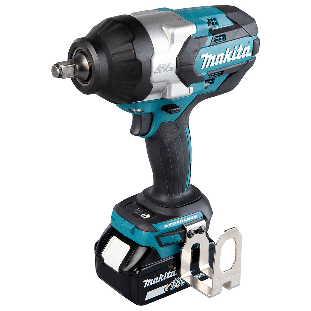 Аккумуляторный гайковерт MAKITA DTW1002RTJ, 18 В, 1050 Нм, 1/2", 5.0Ачx2, MakPac 3 - 8