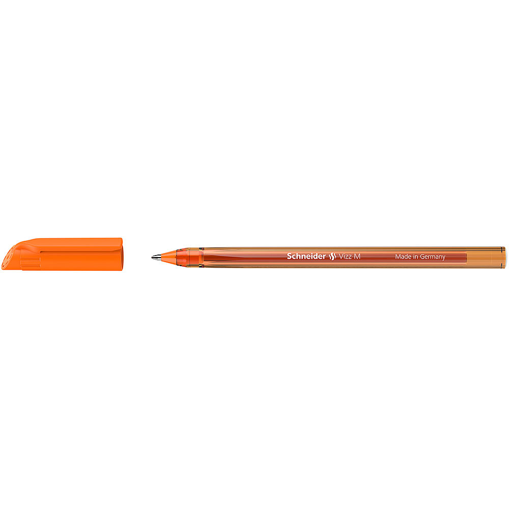 Ручка шариковая "Schneider Vizz M", оранжевый, стерж. оранжевый - 5