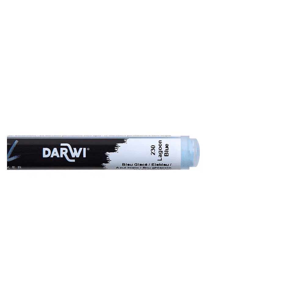 Маркер акриловый "Darwi.Marbel" 230, голубая лагуна - 3