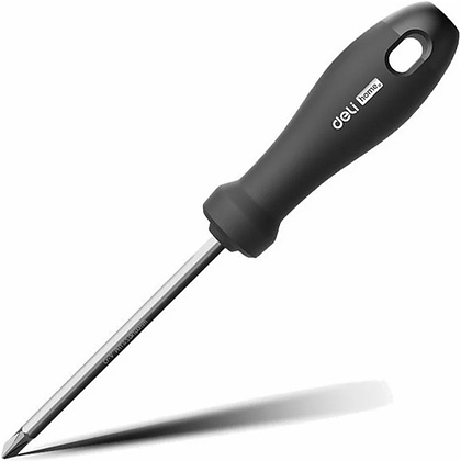 Отвертка Deli HS EHT1055, PH2х180 мм, Soft Touch, черный
