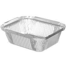 Контейнер алюминиевый одноразовый, 100 шт/упак