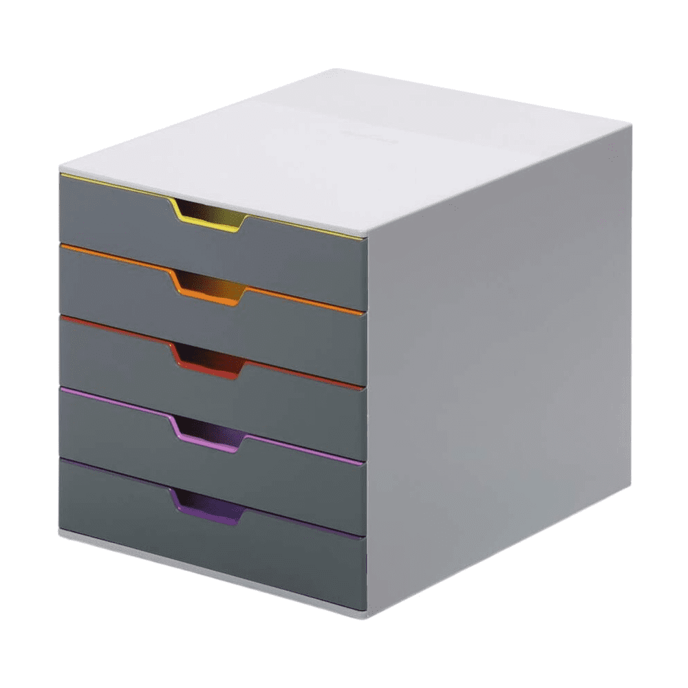 Блок из 5 лотков закрытый "Varicolor", 292x280x356 мм, 5 лотков