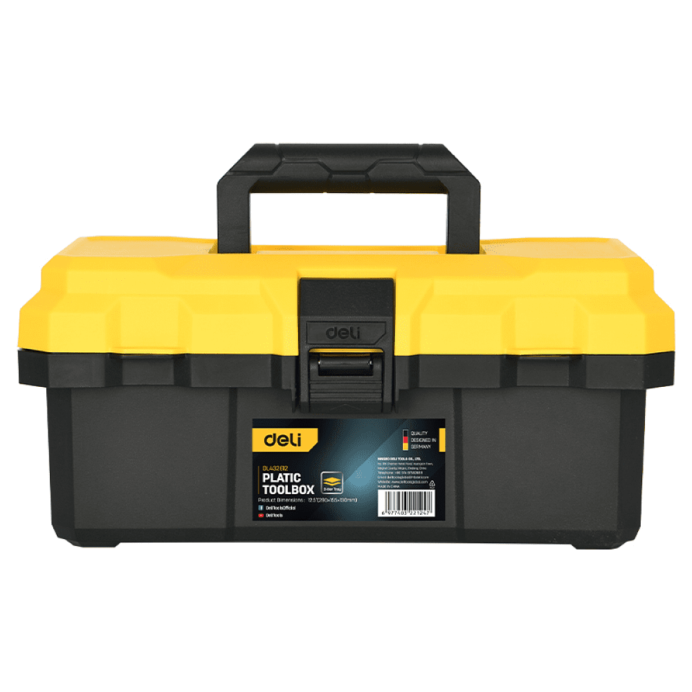 Ящик для инструмента Deli "EDL432612", 290х155х130 мм, пластмасса