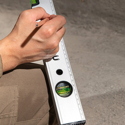 Уровень строительный Deli YS EDL700600B, 600 мм, магнит, алюминиевый сплав - 5