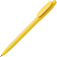 Ручка шариковая автоматическая "Bay MATT", 1.0 мм, матовый желтый, стерж. синий