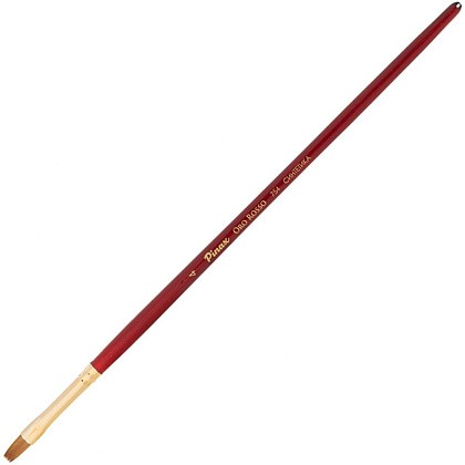 Кисть для рисования "Pinax ORO ROSSO", синтетика, плоская, №4