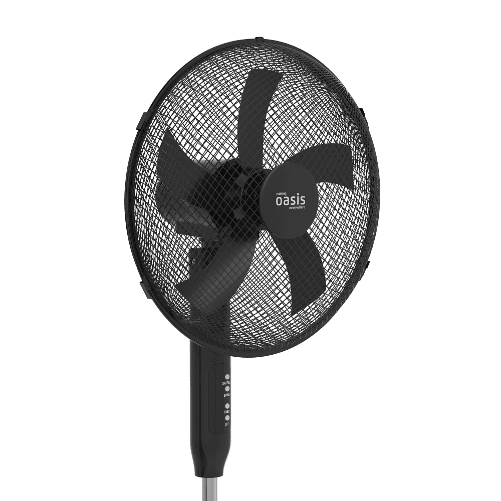 Электровентилятор напольный Оasis "VF-40TMB", черный - 3