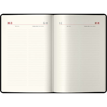 Ежедневник датированный "xGold" на 2024 год, А5, 368 страниц, бордовый - 2