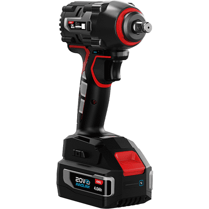 Аккумуляторный гайковерт Deli RS EDE231, 20 В, 500 Нм, 2 АКБ, 4 Ач, З/У 2А, коробка - 5