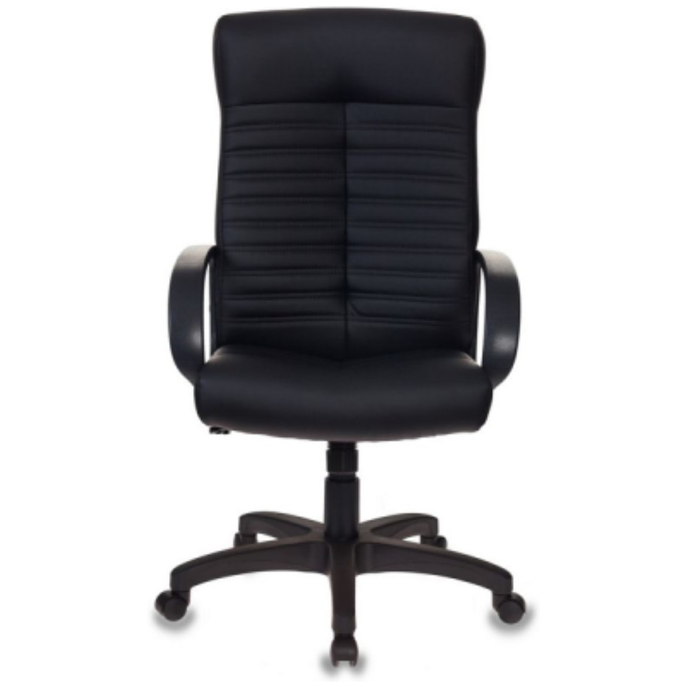 Кресло для руководителя Бюрократ "KB-10LITE", экокожа, пластик, черный - 2