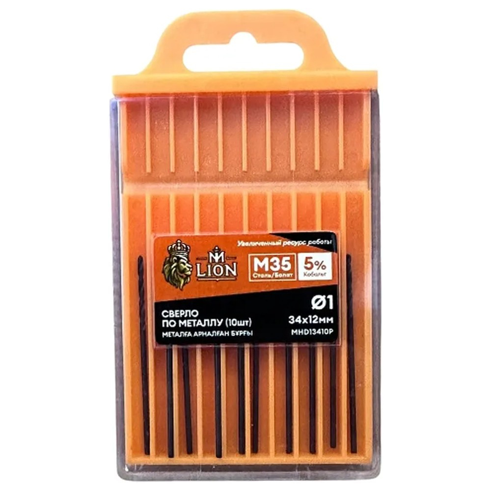 Сверло по металлу M-Lion, MHD101335P, 10,0х133 мм, 5 шт/упак