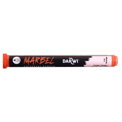 Маркер акриловый "Darwi.Marbel" 752, оранжевый - 2