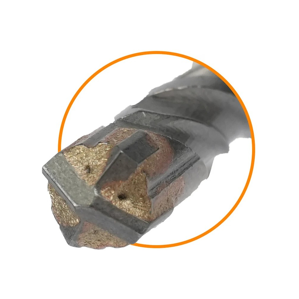 Бур по бетону Deli YS EDH-YCZ16012-E1, 12x160 мм, X-Tip, SDS-PLUS - 3