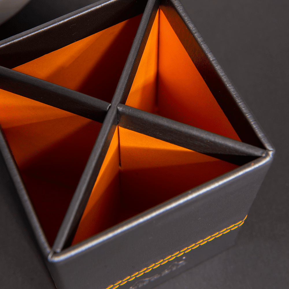 Карандашница "Rhodiarama", 80x80x110 мм, шоколадный - 3