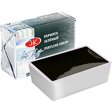 Краски акварельные "Белые ночи", 839 перилен зелёный, кювета