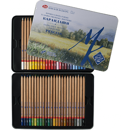 Цветные карандаши "Мастер-Класс", в жестяном пенале, 48 цветов - 2