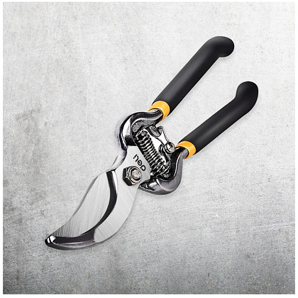 Секатор Deli GS EDL2778, пружина, диаметр реза 20 мм, ручка ПВХ, черный, зеленый - 2