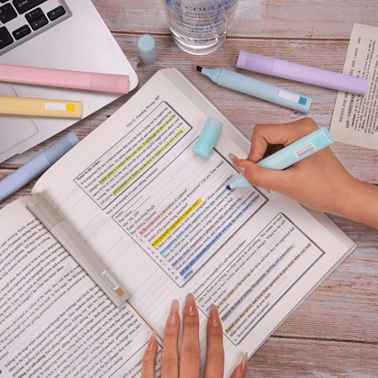 Маркер текстовый "Cute", пастельно желтый - 2