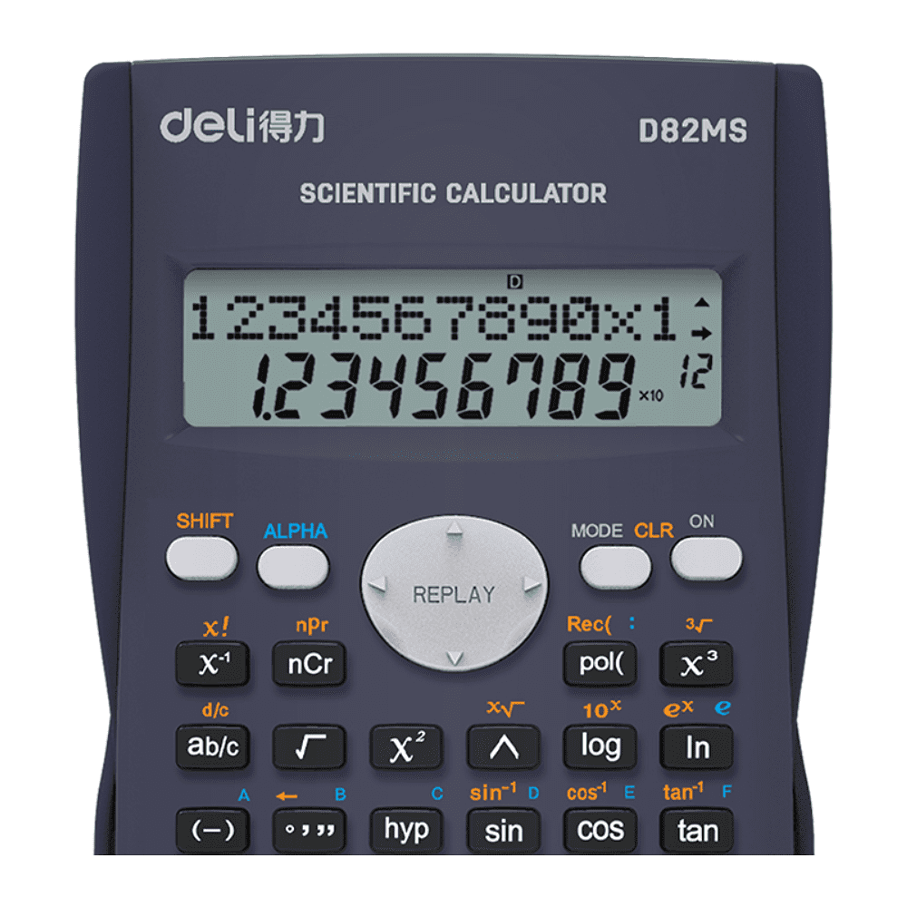 Калькулятор научный Deli Core "D82MS", темно-серый, 240 функций - 2