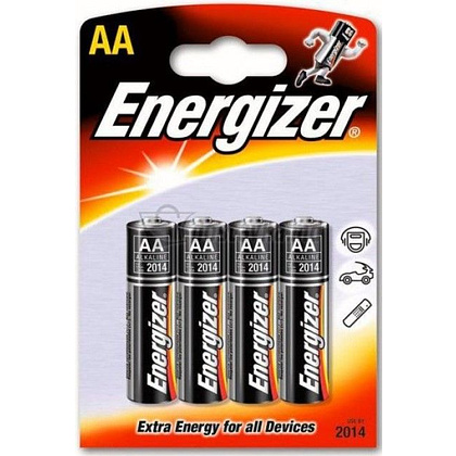 Батарейки алкалиновые Energizer "AA/LR6", 4 шт.