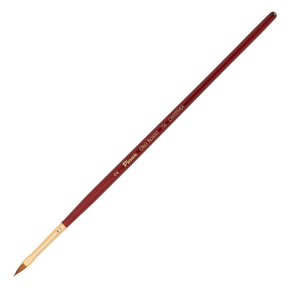 Кисть для рисования "Pinax ORO ROSSO", синтетика, "кошачий язык", №2
