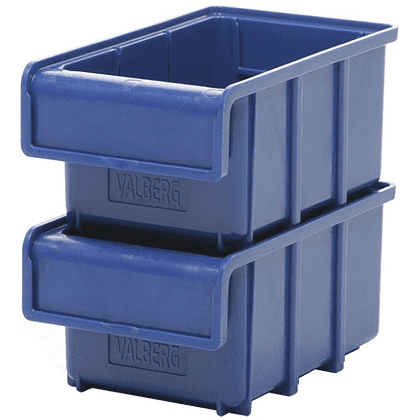 Ящик пластиковый "Практик", 170x105x80 мм, синий - 2