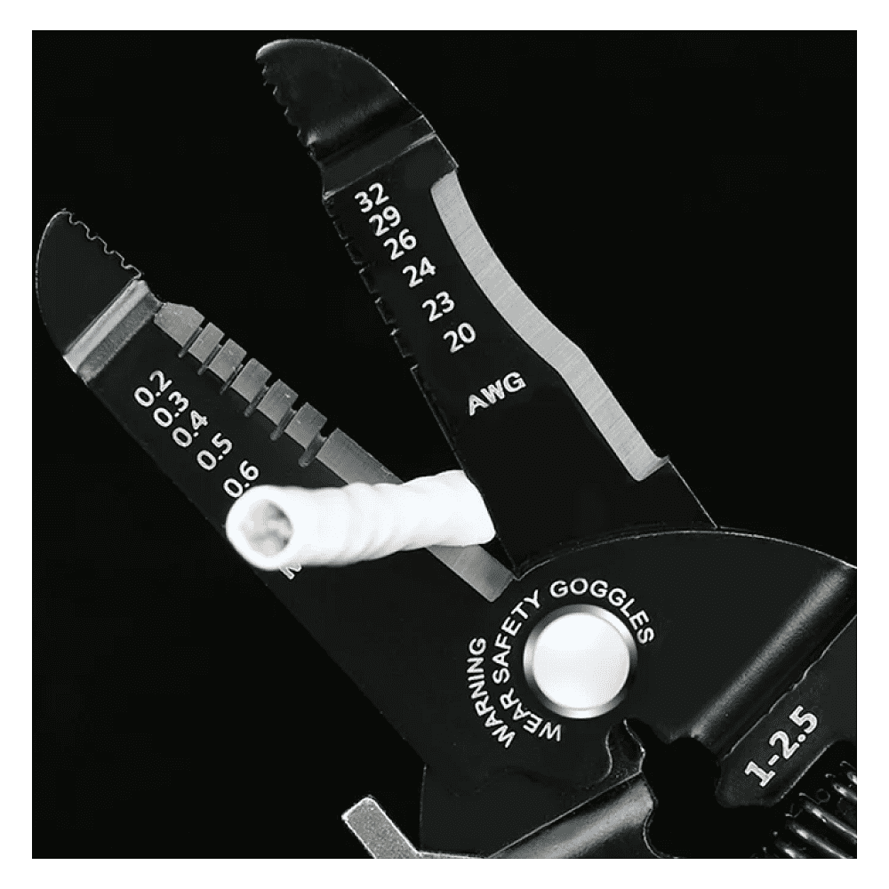 Инструмент для снятия изоляции Deli RS EDL383028, 180 мм, 0.2- 0.8 мм - 5