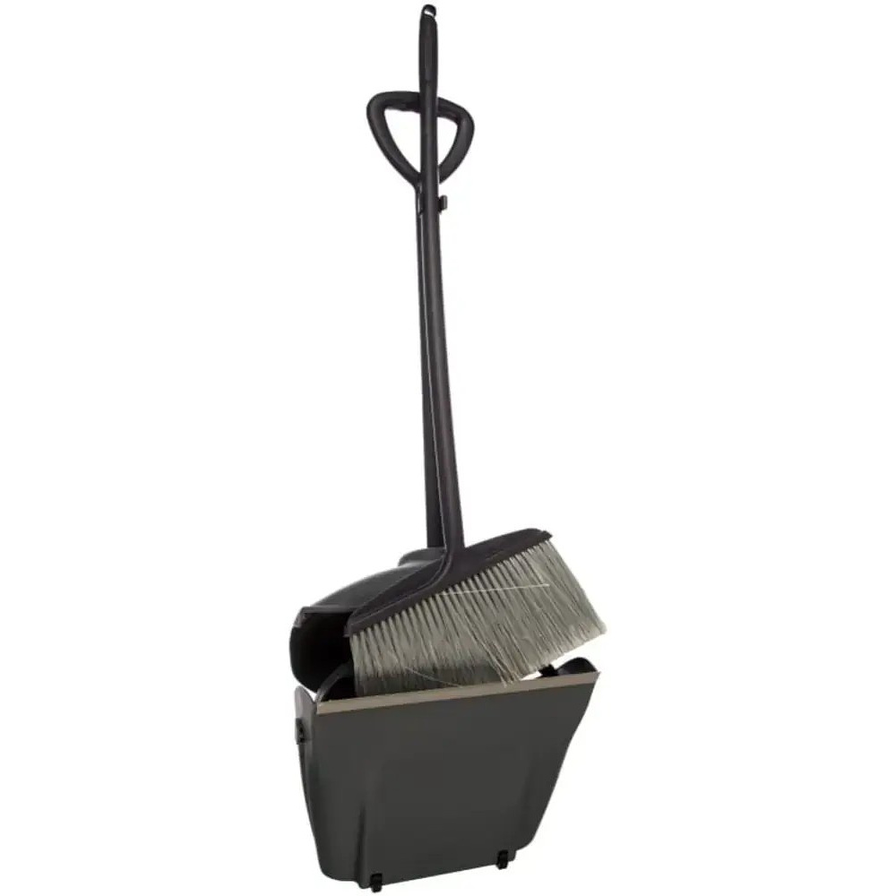 Набор для уборки пола "Grass", совок (ловушка) + щетка - 5