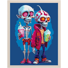 Картина по номерам "Скелеты лето"