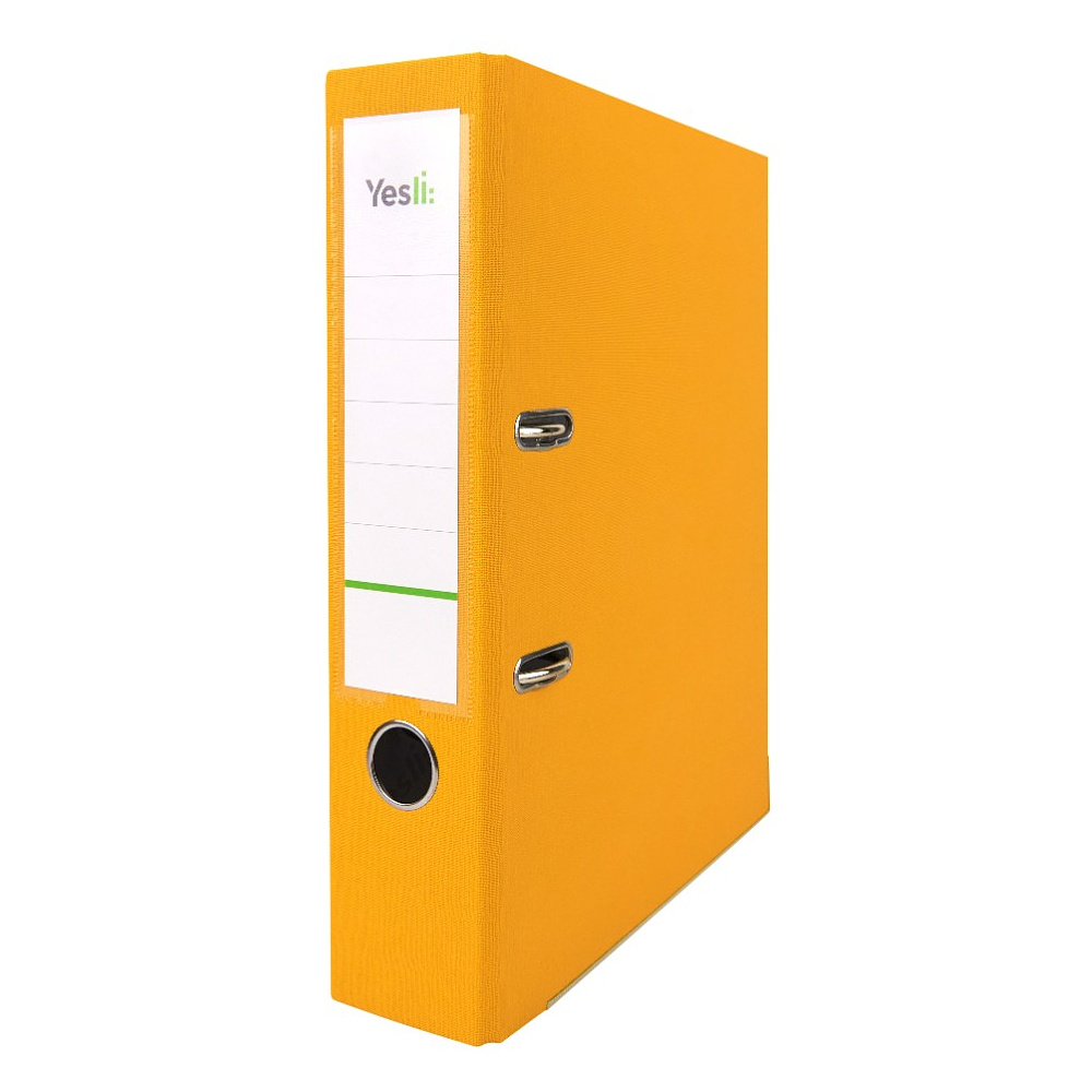 Папка-регистратор "Yesli:", А4, 75 мм, ПВХ, желтый
